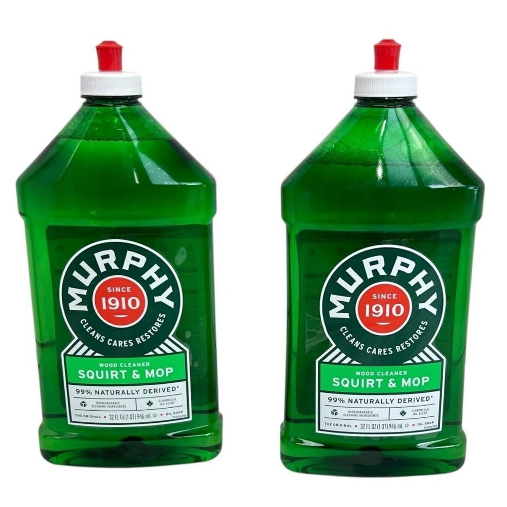 Murphy 32oz Green Squirt & Mop Wood Cleaner‎ 2 Pack Floor Polish Natural